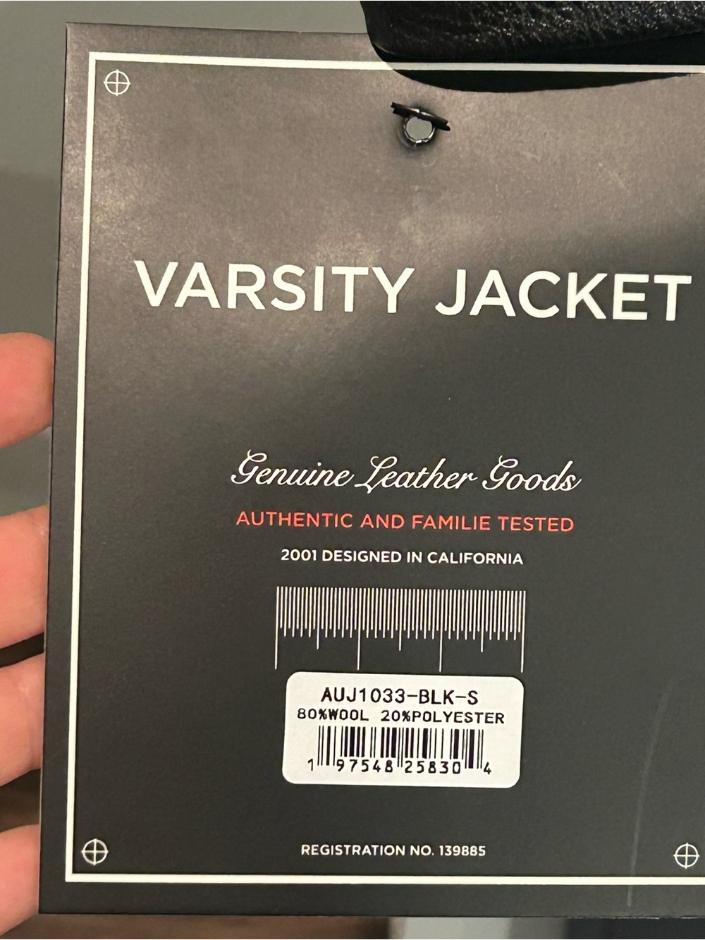 Ethika Familie 01 Varsity Jacket – Men’s Small - Picture 5 of 5
